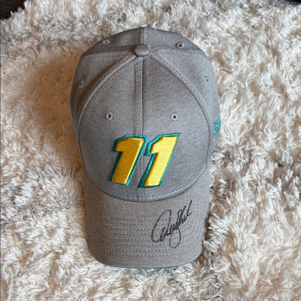 New Era Gray Cap with Yellow and Green Accents